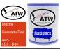Preview: Mazda, Colorado Red, A4S / D3 / D34: 1L Lackdose, von ATW Autoteile West.
